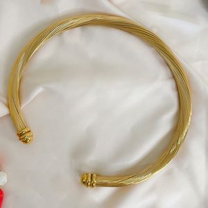 Vintage 1980s Cuff Necklace